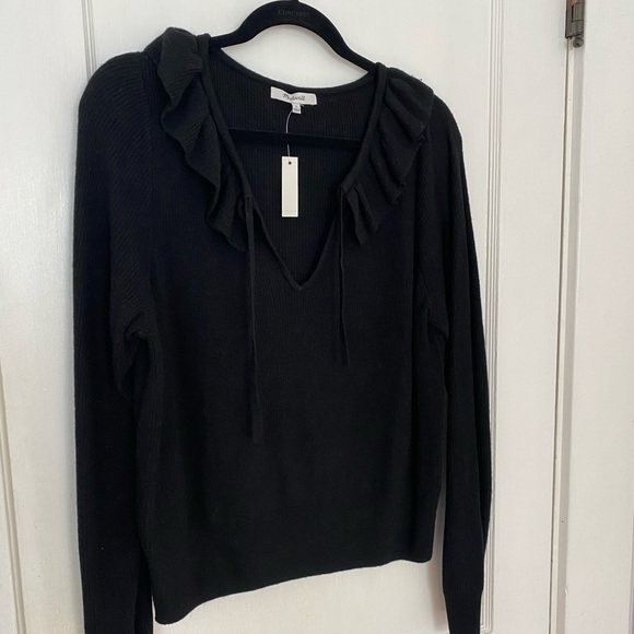 Madewell Ruffle Sweater - Picture 6 of 10